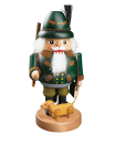 Richard Glässer Nussknacker - Förster mit Dackel 21 cm